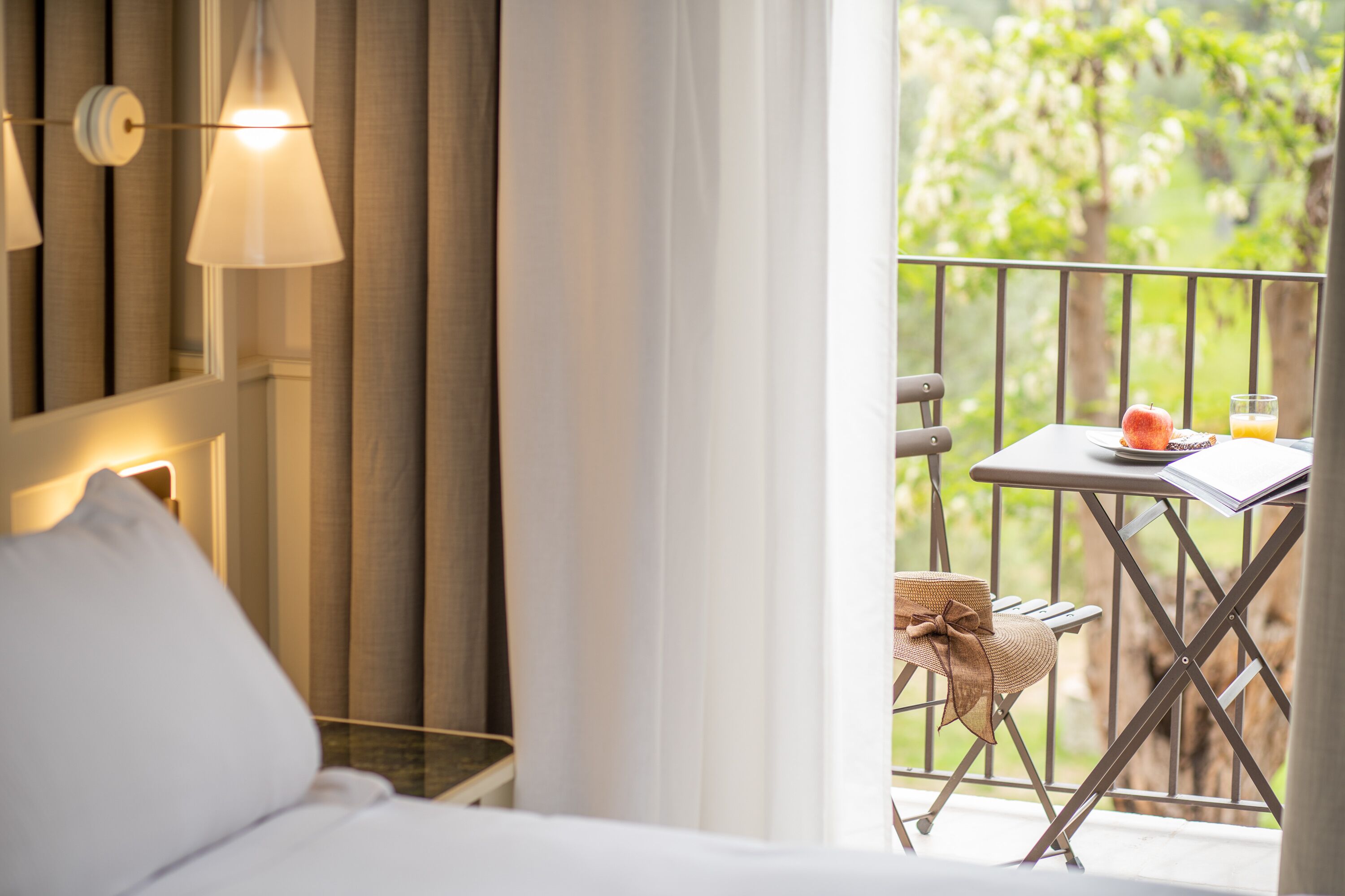 Deluxe-Zimmer, Balkon, Meerblick | Terrasse/Patio