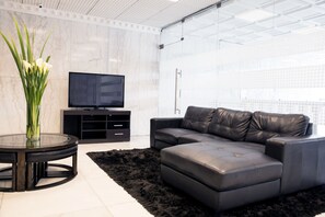 Sala de estar en el lobby