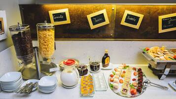 Daily buffet breakfast for a fee