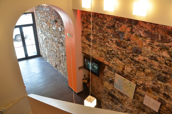 Interior entrance