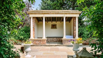 Outdoor wedding area