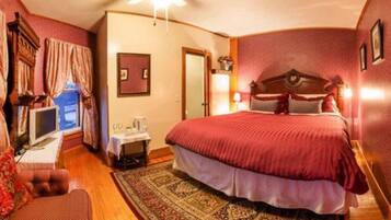 Down comforters, memory foam beds, individually decorated