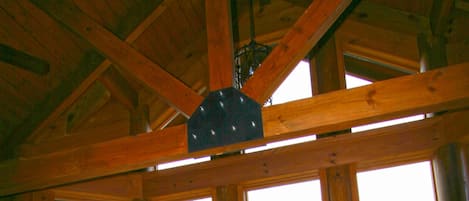 Honeymoon Cabin Suite, 1 King Bed, Full Kitchen & Fireplace | Mountain view