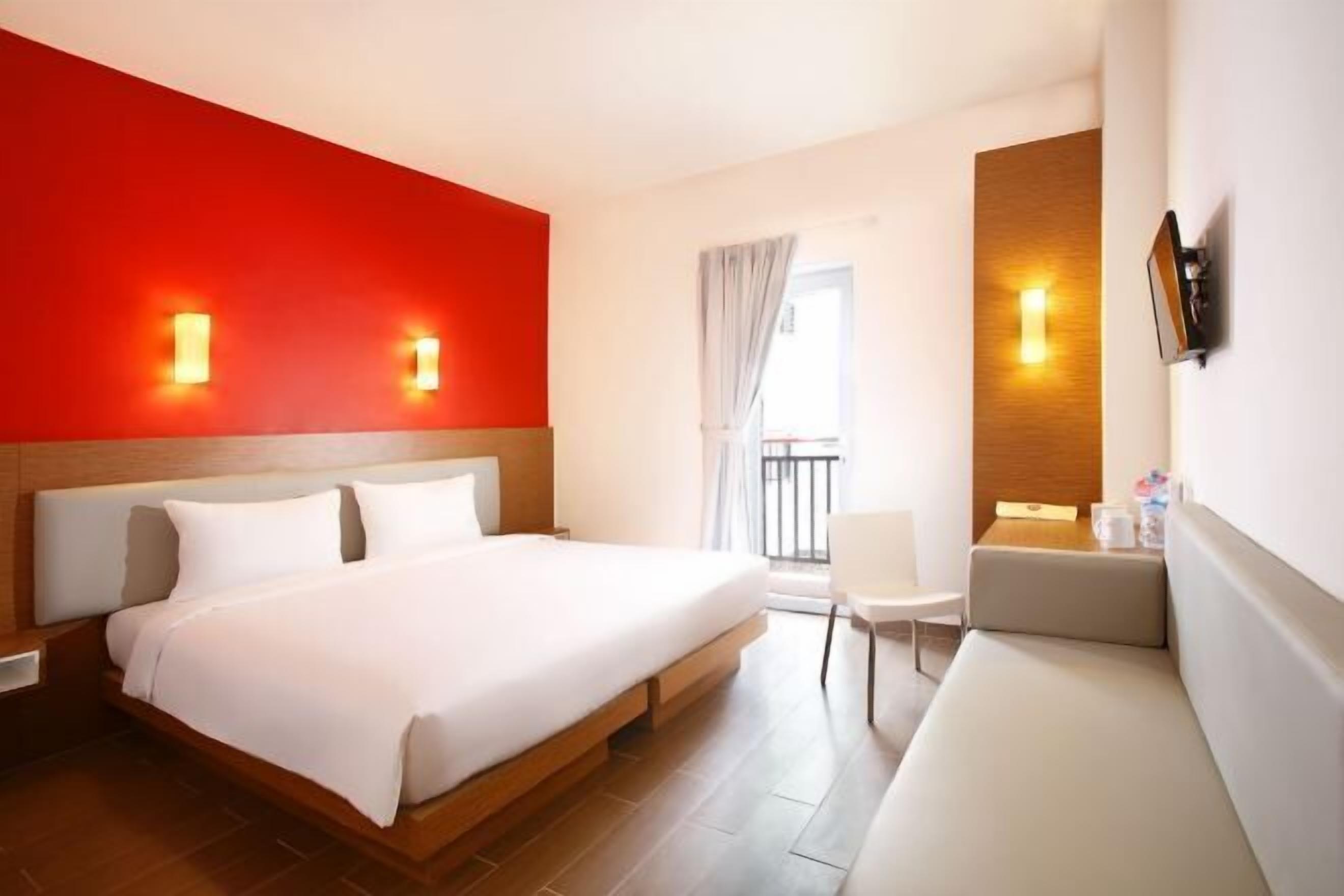 客房內保險箱、免費無線上網、床單