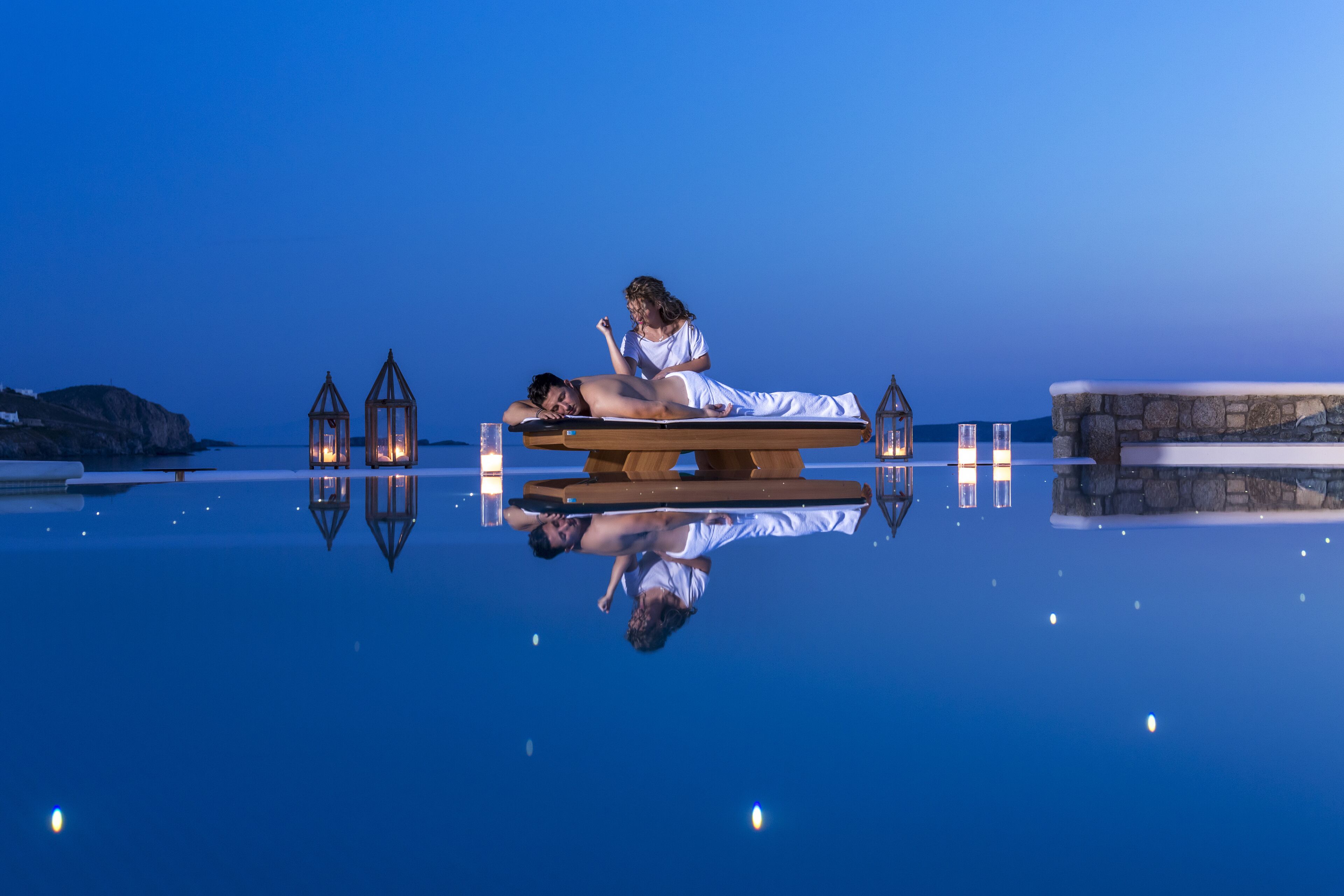 Espace de soins pour les couples, soins corporels