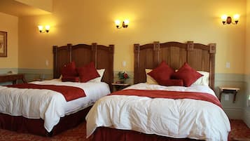 Double Room, 2 Queen Beds | Pillowtop beds, iron/ironing board, free WiFi, bed sheets