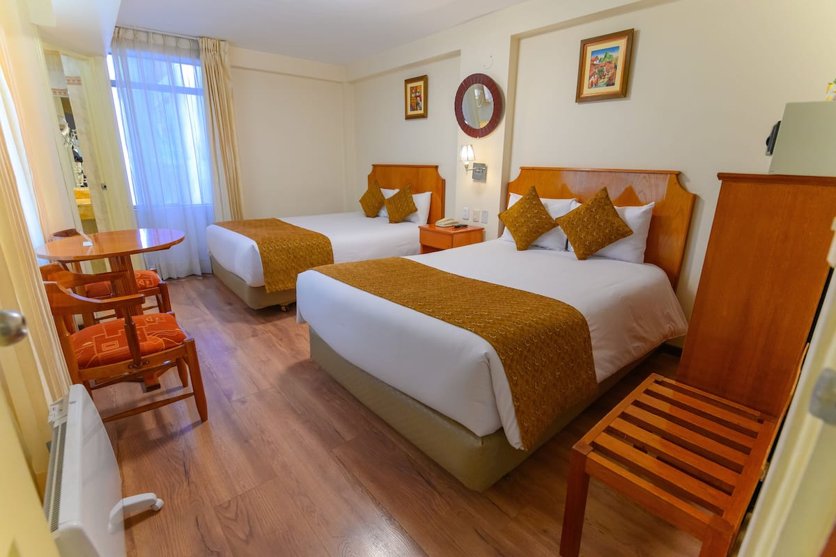 Standard Double Room, 2 Double Beds | Down comforters, minibar, in-room safe, individually furnished