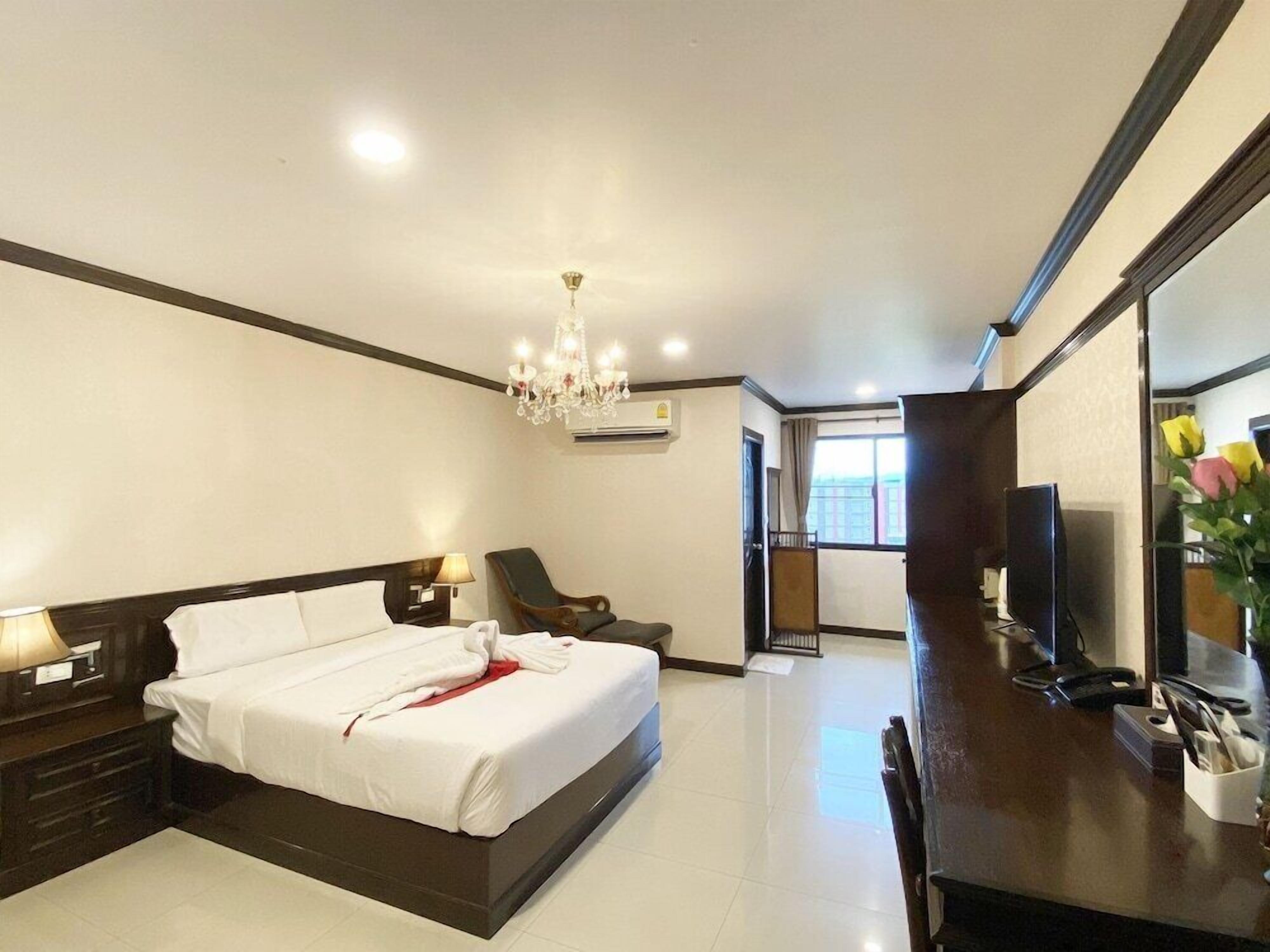Pillow-top beds, in-room safe, blackout curtains, soundproofing