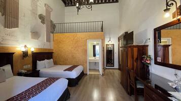 Standard Room, 2 Double Beds | In-room safe, individually decorated, individually furnished, desk