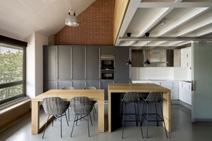 Premium Apartment, Terrace | Private kitchen | Full-size fridge, microwave, dishwasher, coffee/tea maker - Aparthotel República (Barcelona)
