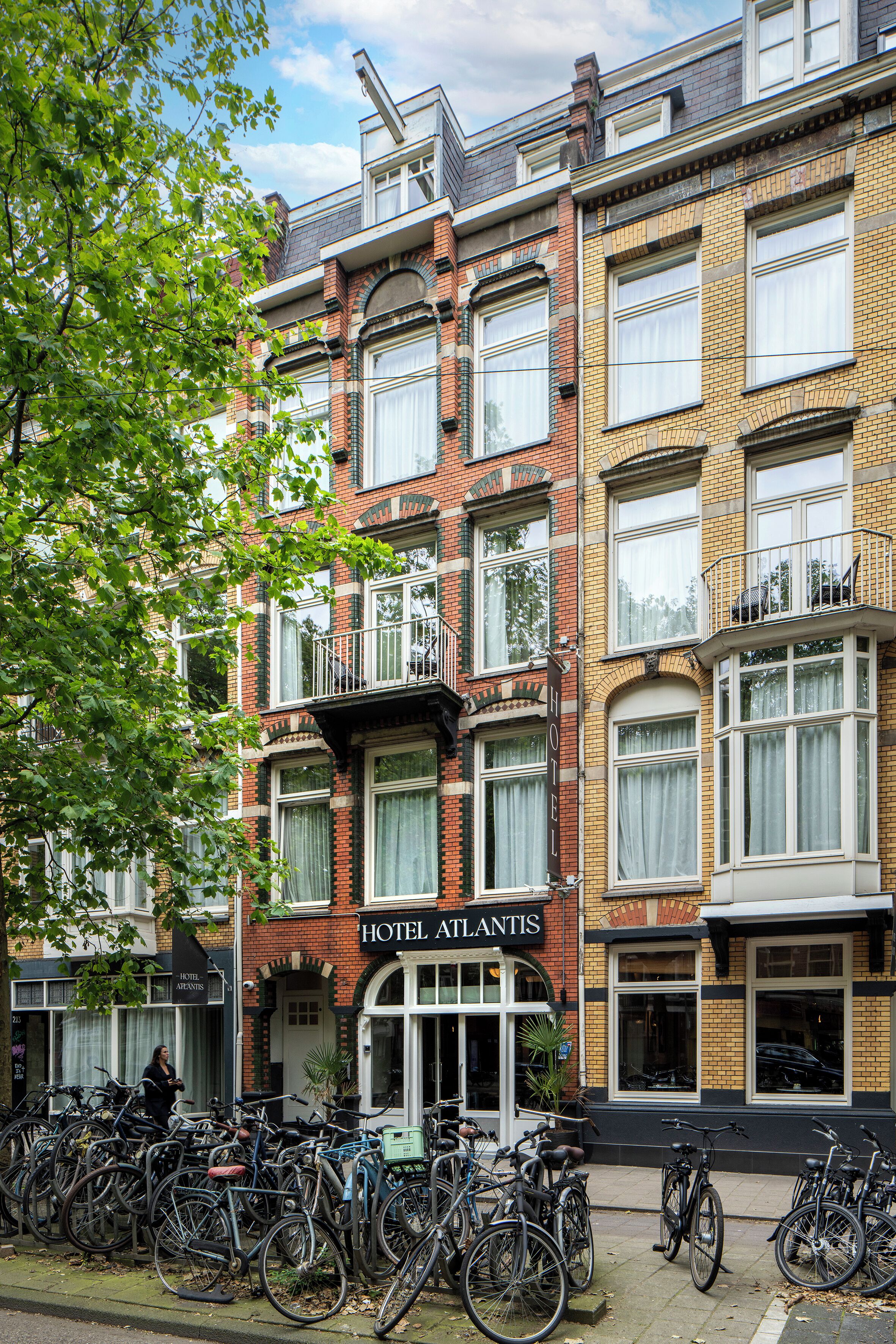 Overnatningsstedets facade