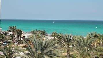 Vlak bij het strand