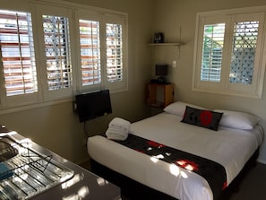 Iron/ironing board, cots/infant beds, free WiFi, bed sheets