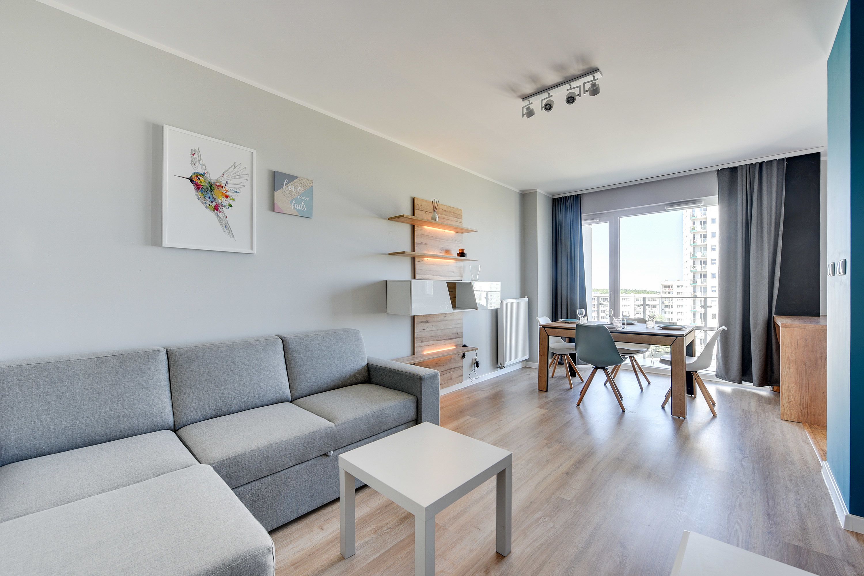 Deluxe Apartment, 1 Bedroom, Balcony (Rakoczego 9 street) | Living room | DVD player