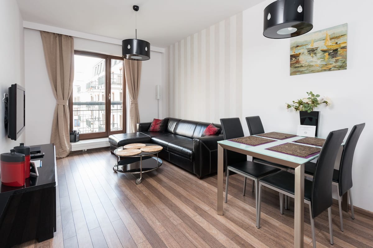 Deluxe-Apartment, 1 Schlafzimmer | Wohnbereich