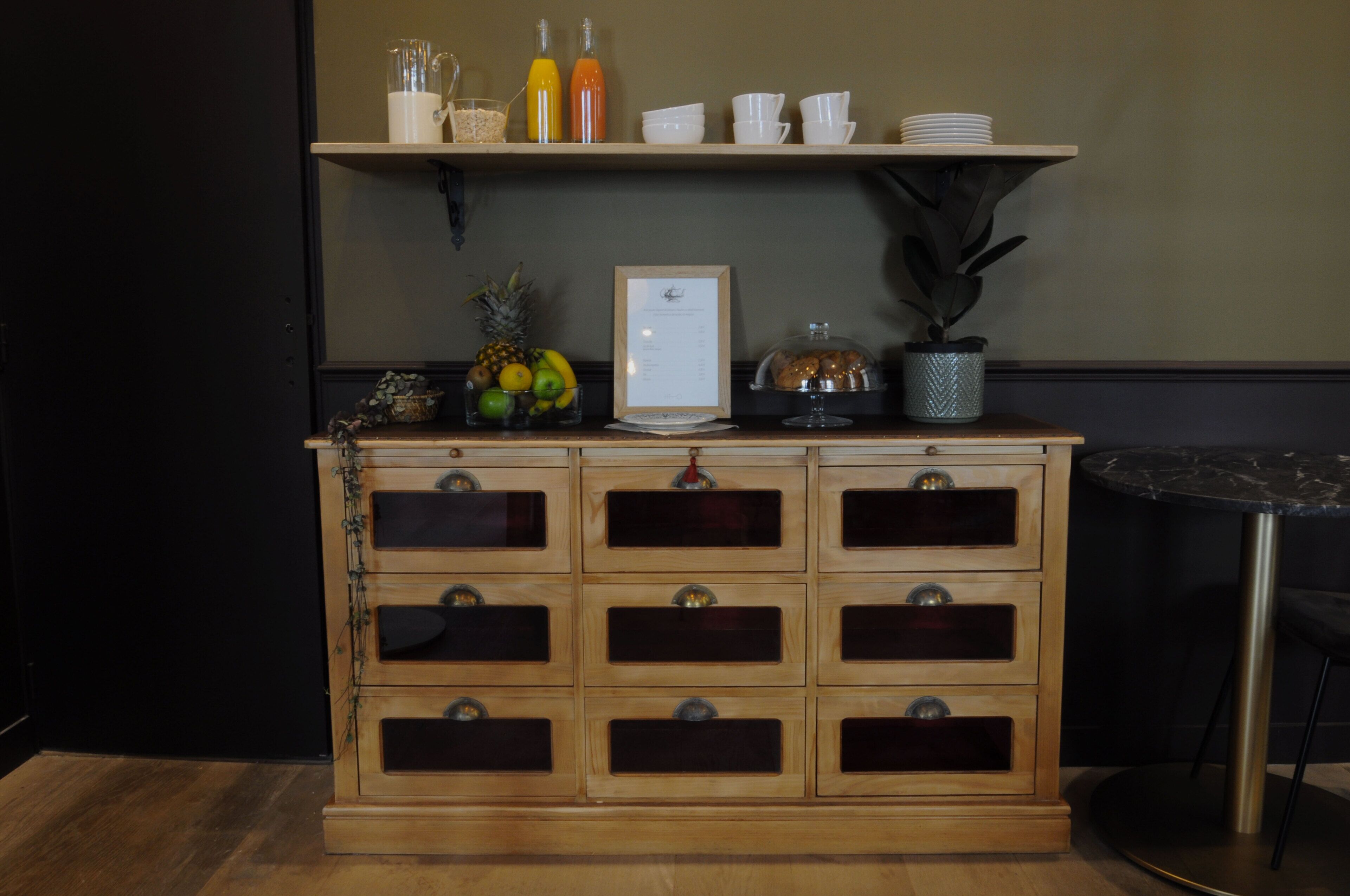 Daily buffet breakfast (EUR 8.50 per person)