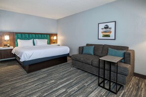 King With Sofabed | In-room safe, iron/ironing board, free WiFi, bed sheets - Hampton Inn Dahlgren (King George)
