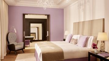 Premium bedding, down duvets, pillow-top beds, minibar
