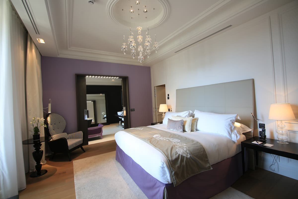 Suite presidencial, 1 cama King size | Ropa de cama de alta calidad, edredón, camas con pillow-top y minibar