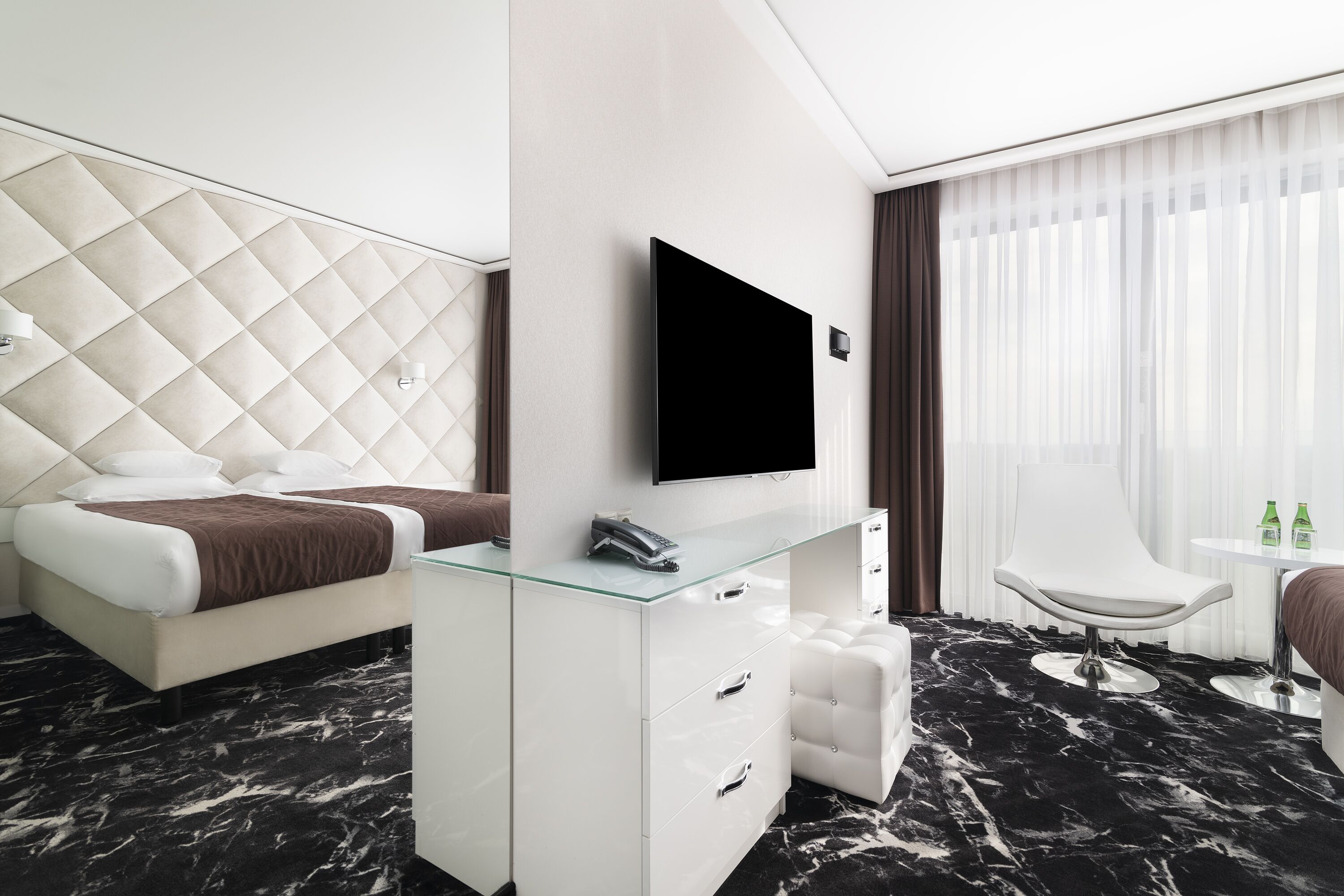 double or twin room | premium bedding, tempur-pedic beds, minibar, in-room safe