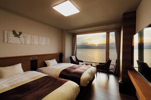 أغطية فراش متميزة وخزنة داخل الغرفة وواي فاي مجانًا وملاءات أسرّة