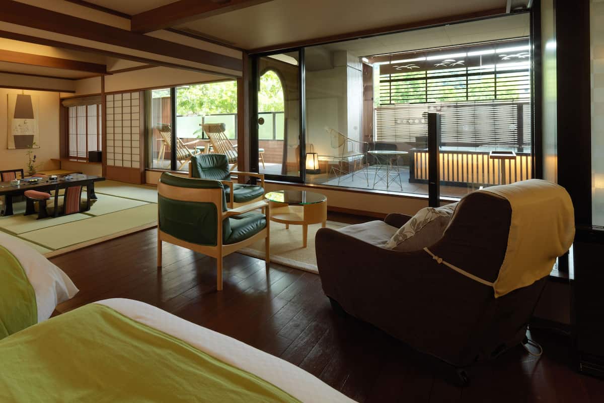 MORI no ZA - Standard Suite with private hot spring (Forest View) | Street view
