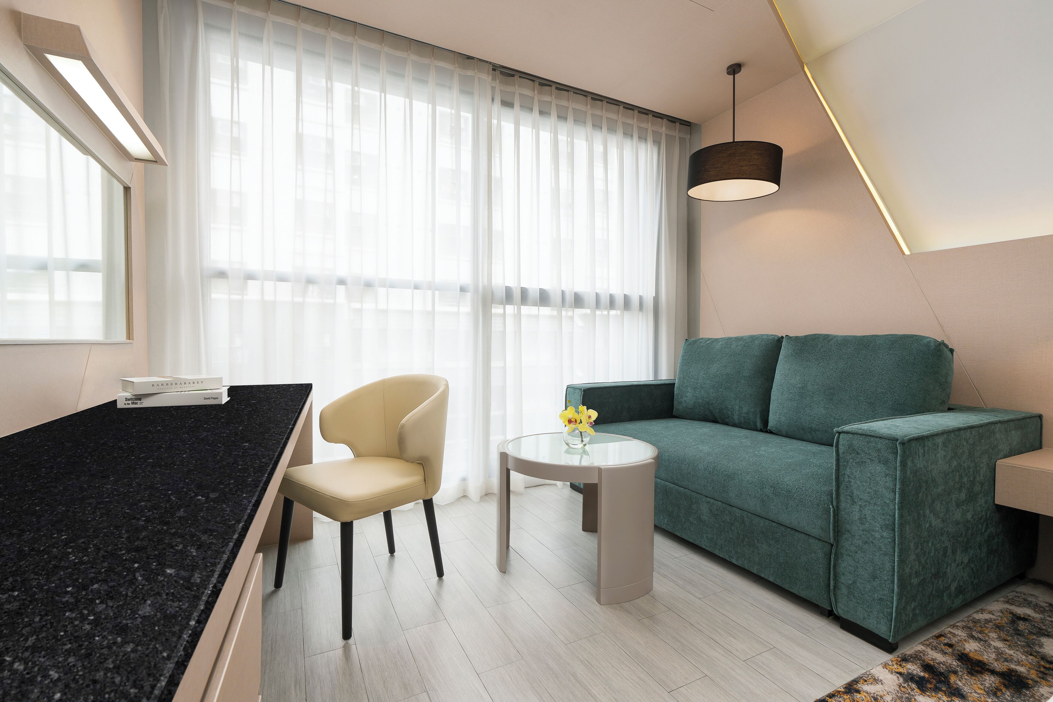 free toiletries, hair dryer, bathrobes, slippers