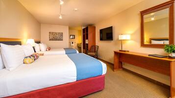 Deluxe Double Queen Obertal Inn Room | 1 bedroom, premium bedding, blackout drapes, travel crib