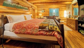 Kamer, 1 kingsize bed met slaapbank, niet-roken, koelkast en magnetron | Verduisterende gordijnen, een strijkplank/strijkijzer, extra bedden