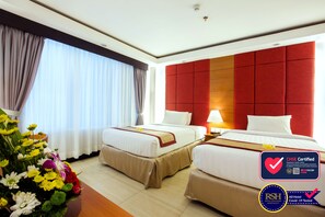 Deluxe Twin Room (No View) | In-room safe, desk, blackout curtains, iron/ironing board - Royal Regantris Kuta  (Kuta)