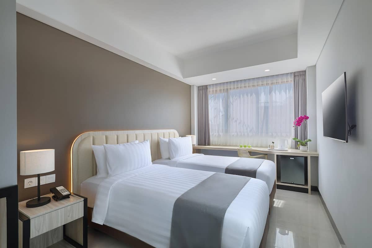 Superior Twin Room (Newly Renovated) | 1 bedroom, in-room safe, desk, blackout drapes