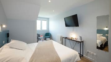 Literie de qualité supérieure, décoration personnalisée, bureau