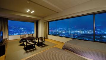Suite, 1 kamar tidur, pemandangan samudra (Grand View, Japanese Western,Main bld) | Brankas, Wi-Fi gratis, dan seprai linen