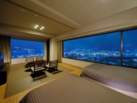 스위트, 침실 1개, 바다 전망 (Grand View, Japanese Western,Main bld) | 객실 내 금고, 무료 WiFi, 침대 시트