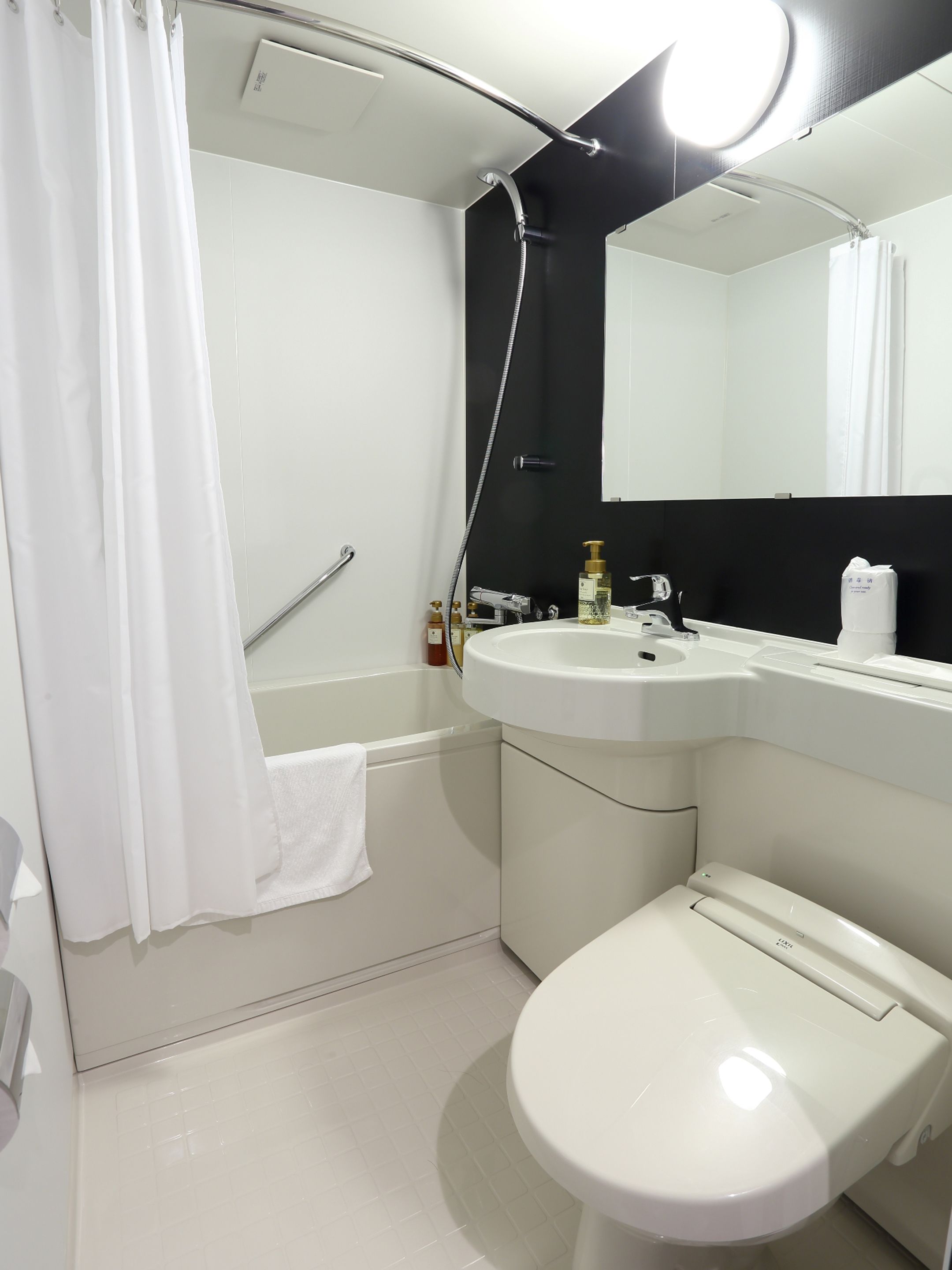 free toiletries, hair dryer, slippers, bidet