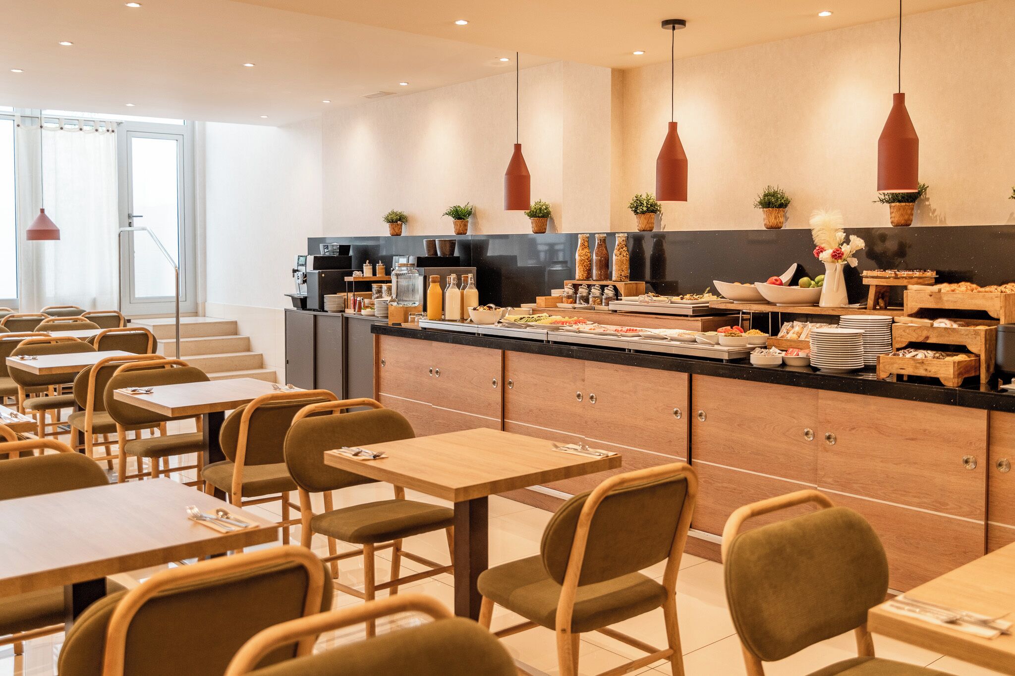 daily buffet breakfast (eur 14 per person)