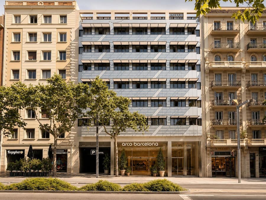 Façade de lâhĂ©bergement