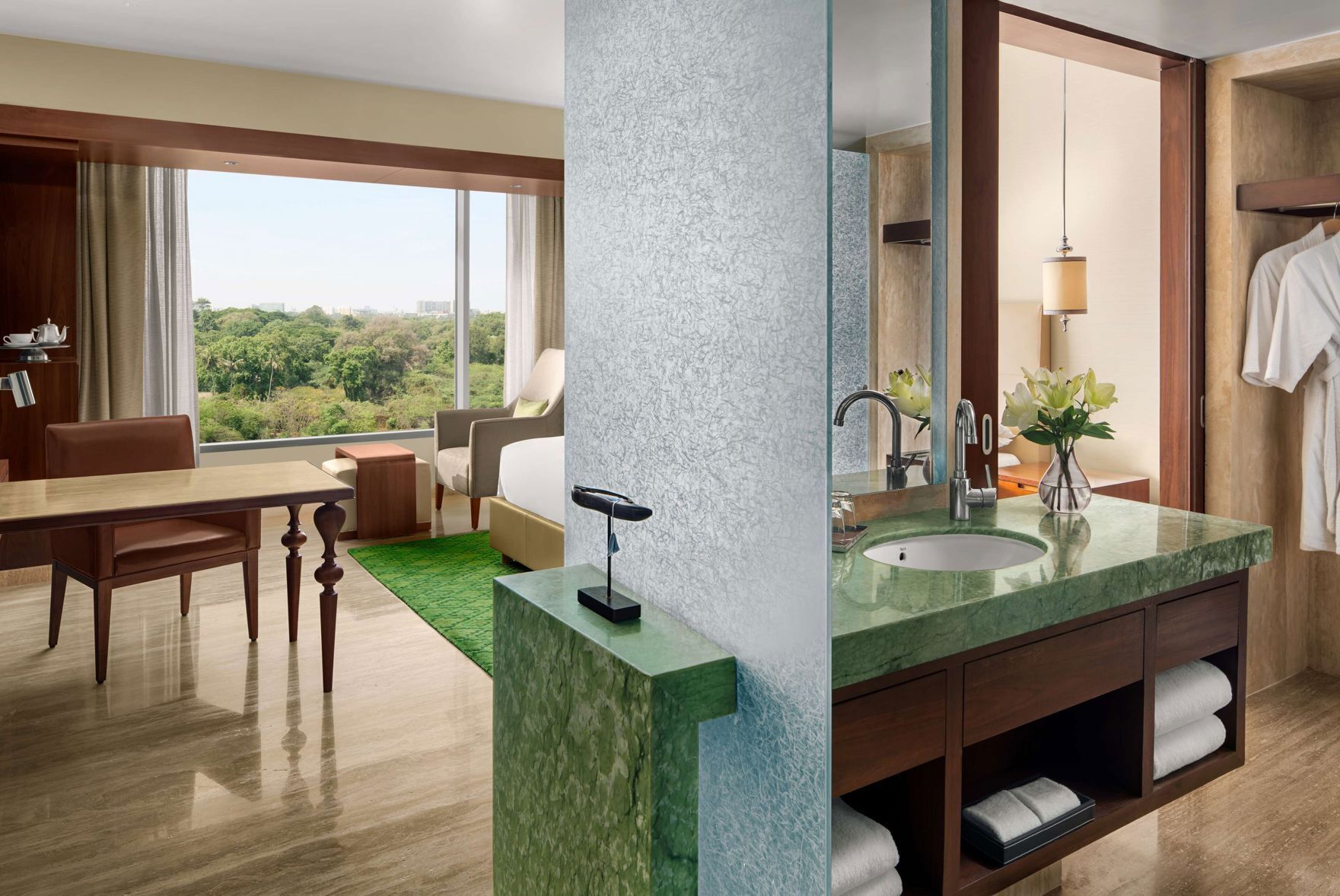 Premium bedding, minibar, in-room safe, desk
