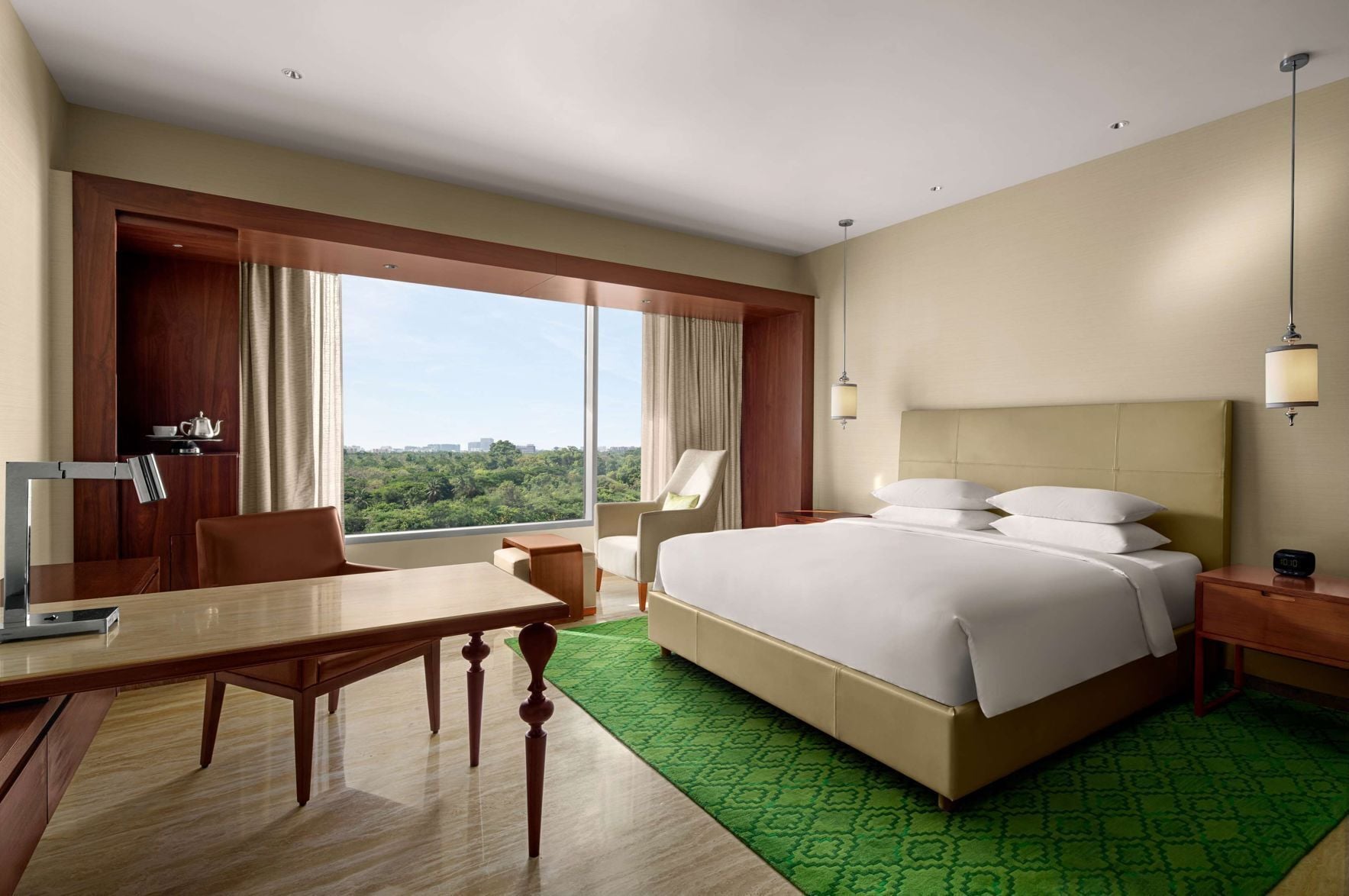 Premium bedding, minibar, in-room safe, desk