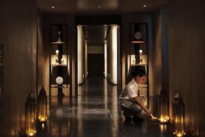 Salas de tratamientos para parejas, sauna, baño turco 