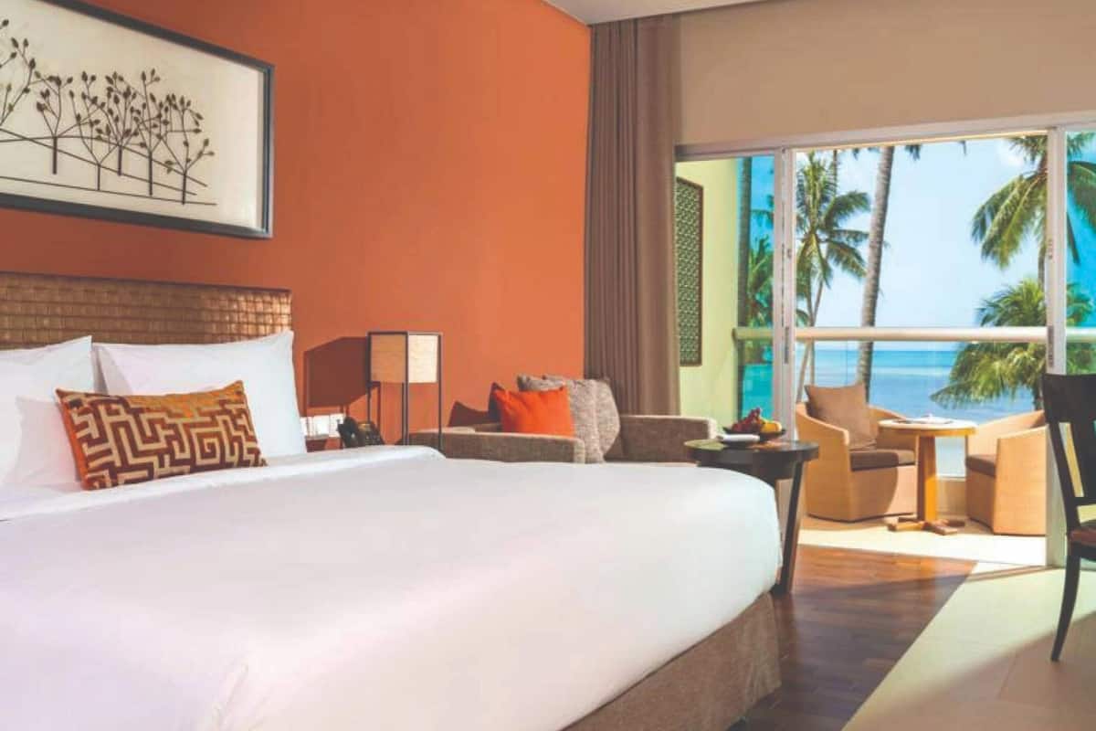 Andaman Sea View, 1 King Bed | Sábanas de algodón egipcio y ropa de cama hipoalergénica