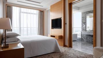 Suite, 1 Bedroom | 1 bedroom, down duvets, pillow-top beds, in-room safe