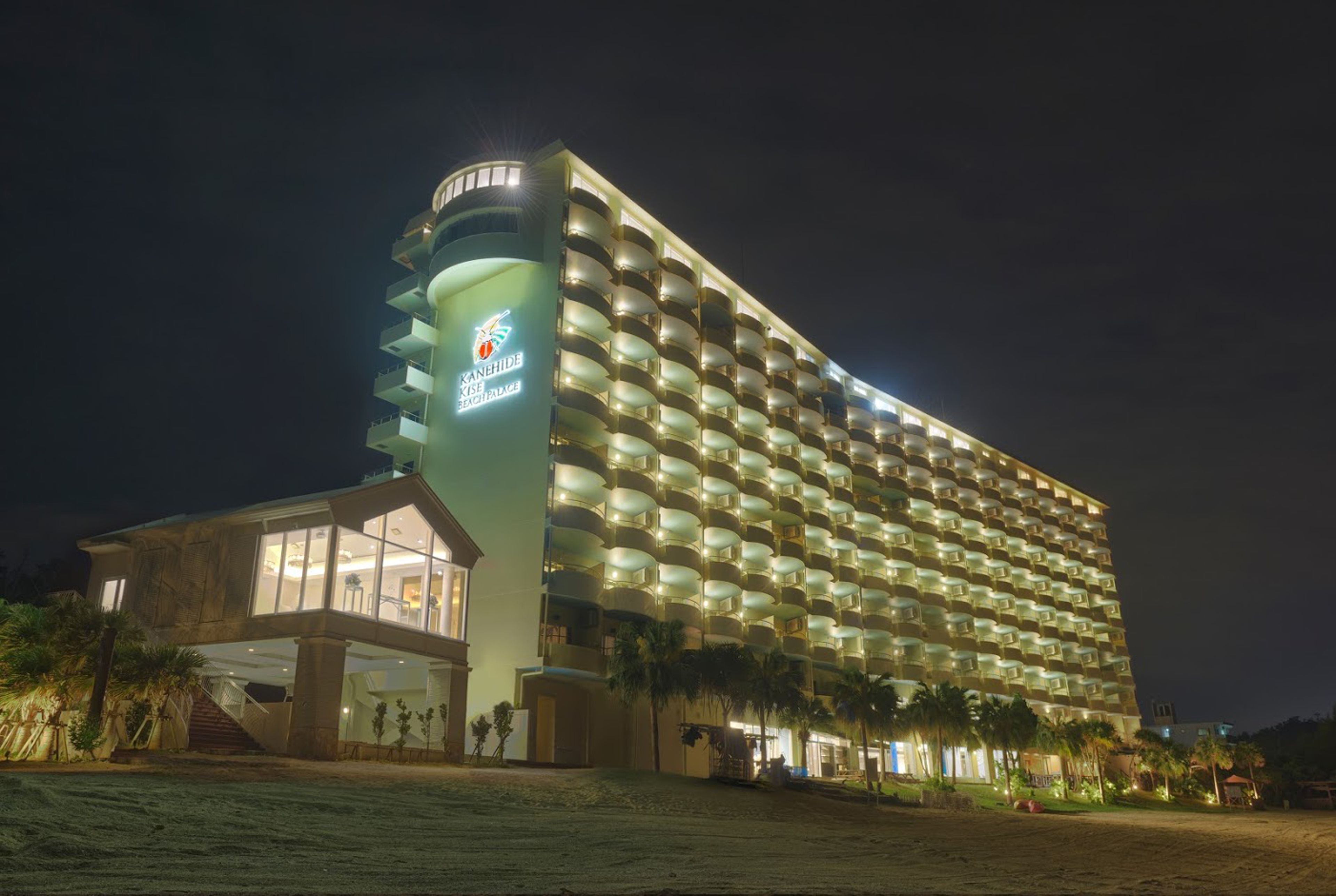 front of property – evening/night