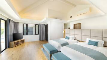 Suite Cottage JINWA 3-Bedroom 201m2 No smoking (With private pool) | In-room safe, free WiFi, bed sheets