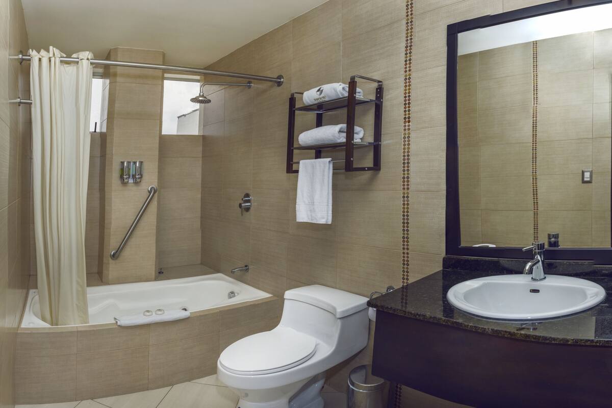 junior studio suite | premium bedding, in-room safe, desk, blackout curtains