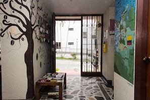Interior entrance