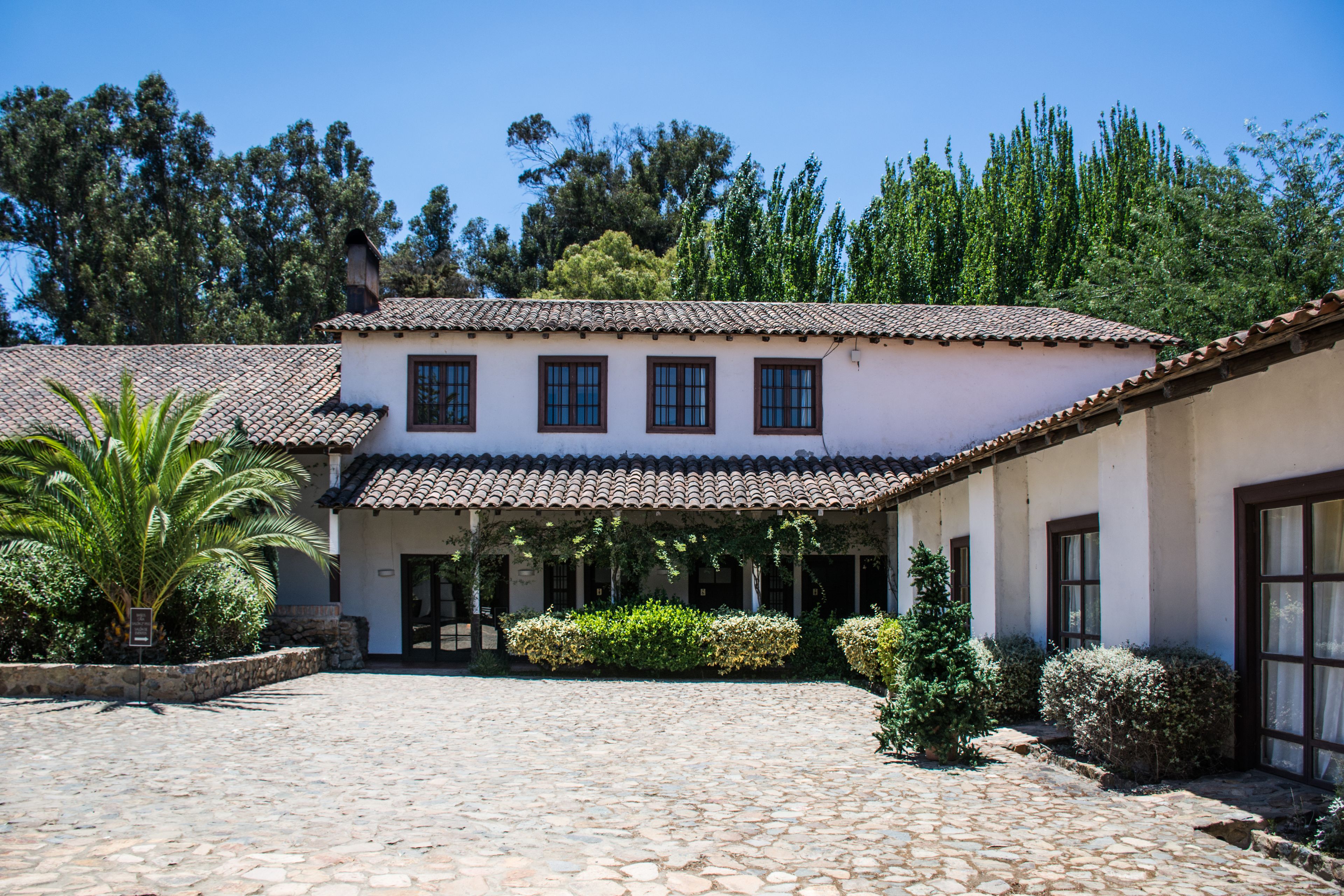 Blick von der Unterkunft