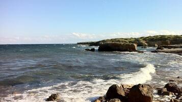 على الشاطئ، رمال بيضاء