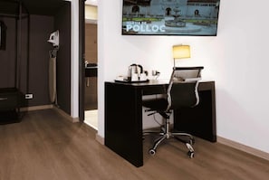 Premium bedding, minibar, in-room safe, desk