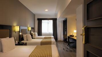 Premium bedding, minibar, in-room safe, desk